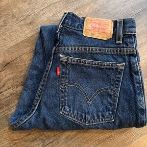Levi's 550 Womens Relaxed Fit Tapered Leg 8 L Blank‎ Red Tab Vintage 2003 Jeans
